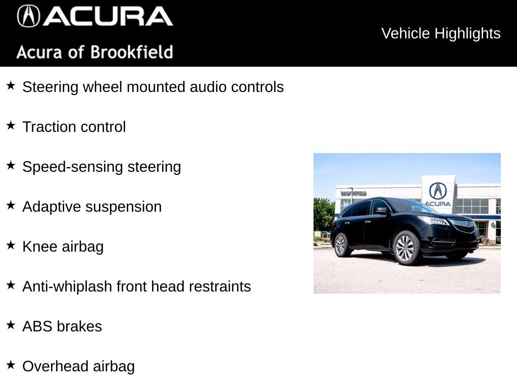 Used 2015 Acura MDX w/ Technology Package AWD/4WD image 8