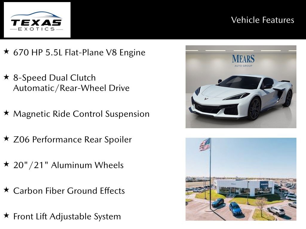 Used 2024 Chevrolet Corvette Z06 w/ Battery Protection Package image 2