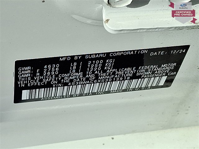 Certified 2025 Subaru Legacy Premium image 20