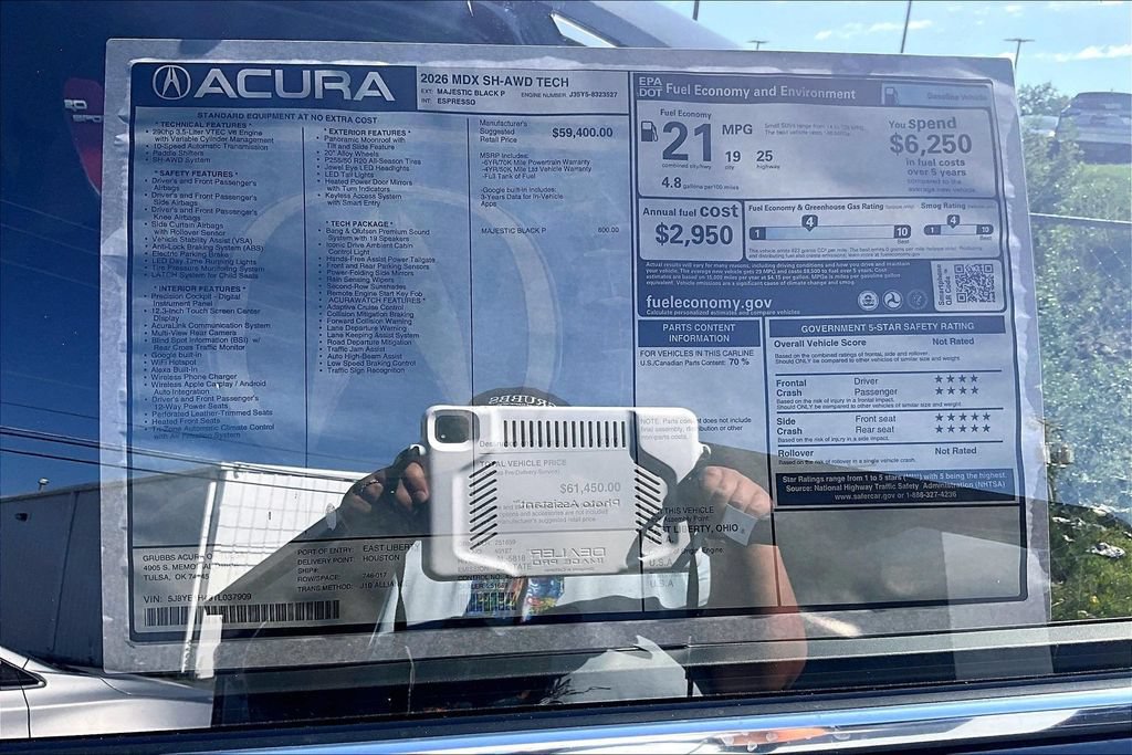 New 2026 Acura MDX SH-AWD w/ Technology Package image 30