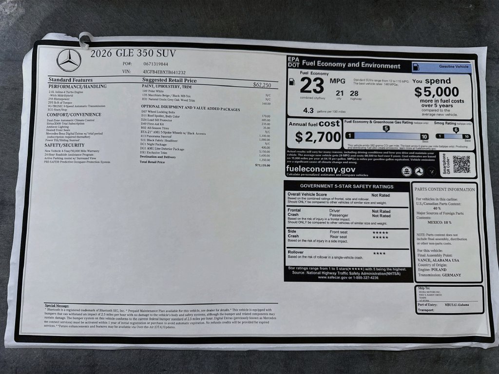 Certified 2026 Mercedes-Benz GLE 350 4MATIC image 9