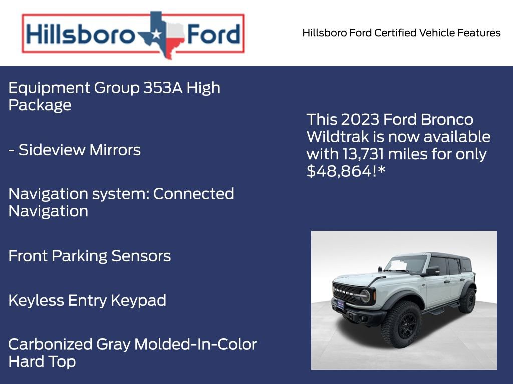 Certified 2023 Ford Bronco Wildtrak image 9