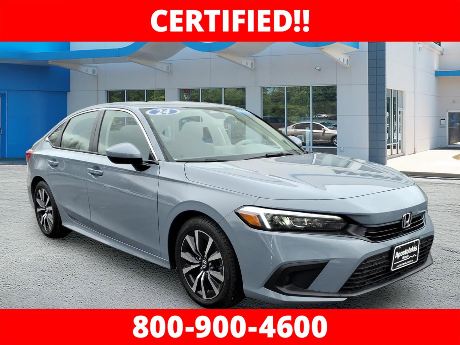 Certified 2024 Honda Civic EX
