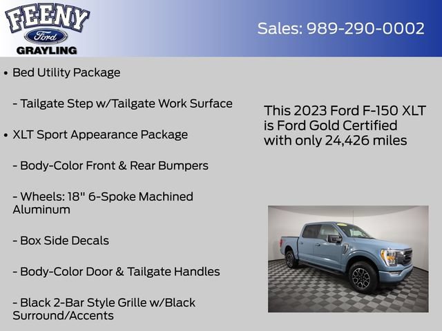 Used 2023 Ford F150 XLT w/ Equipment Group 302A High AWD/4WD image 28