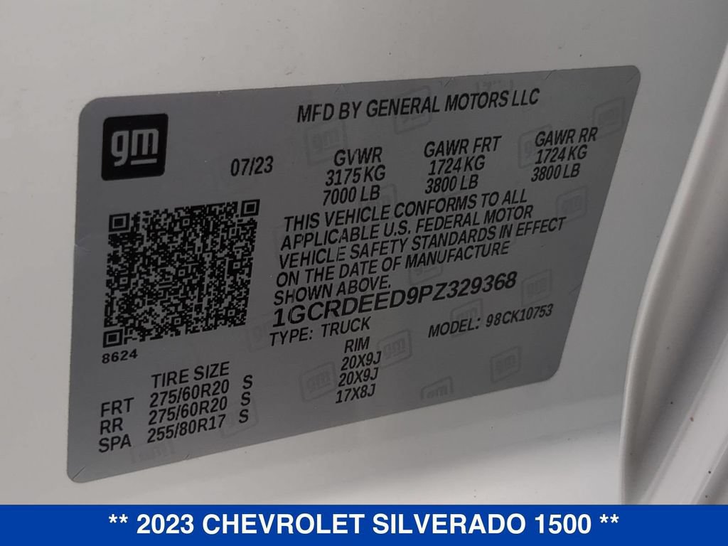 Certified 2023 Chevrolet Silverado 1500 RST AWD/4WD image 23