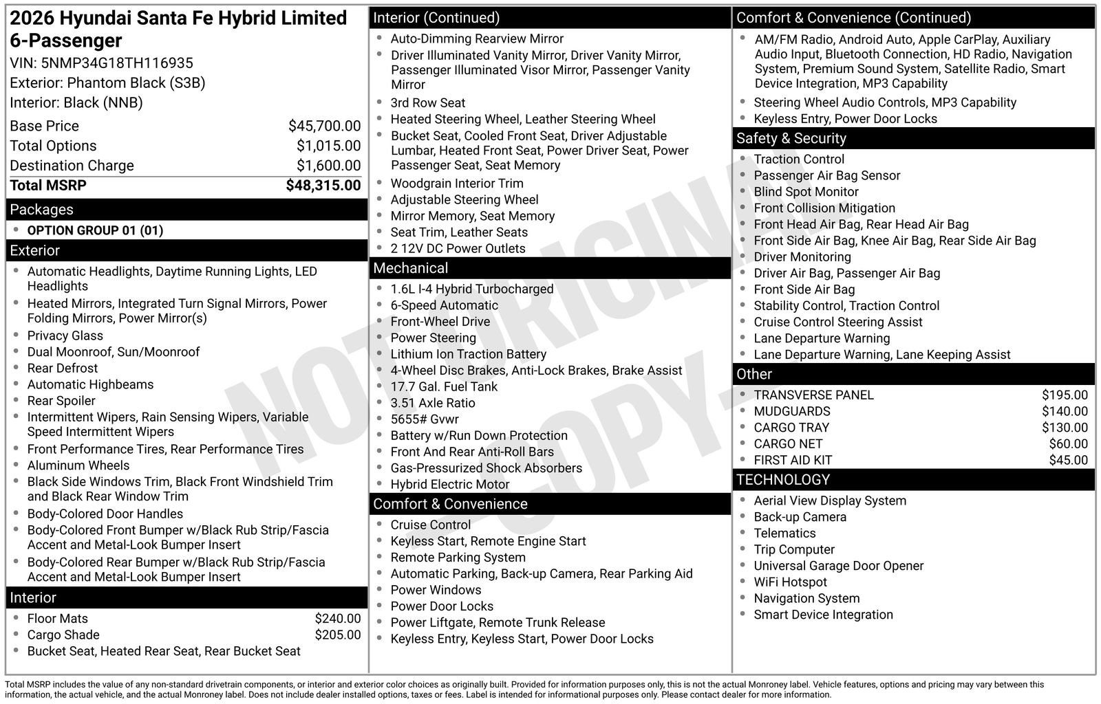 New 2026 Hyundai Santa Fe Limited FWD image 22