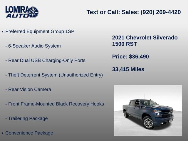 Used 2021 Chevrolet Silverado 1500 RST AWD/4WD image 33
