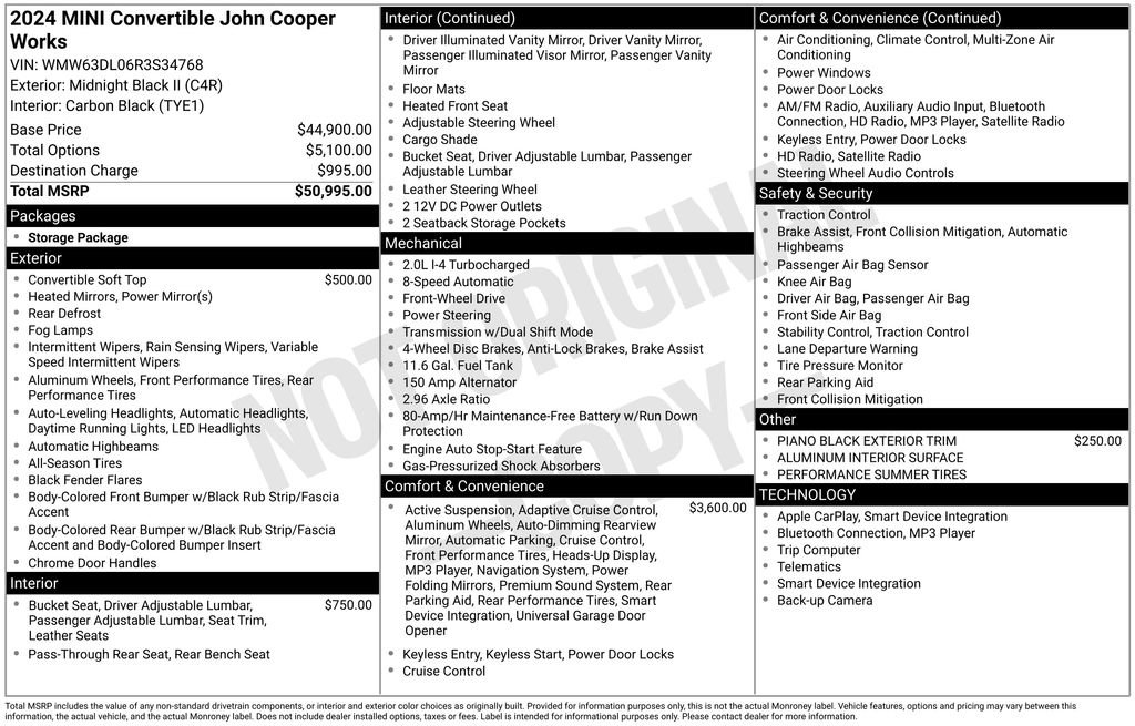 Certified 2024 MINI Cooper John Cooper Works image 12