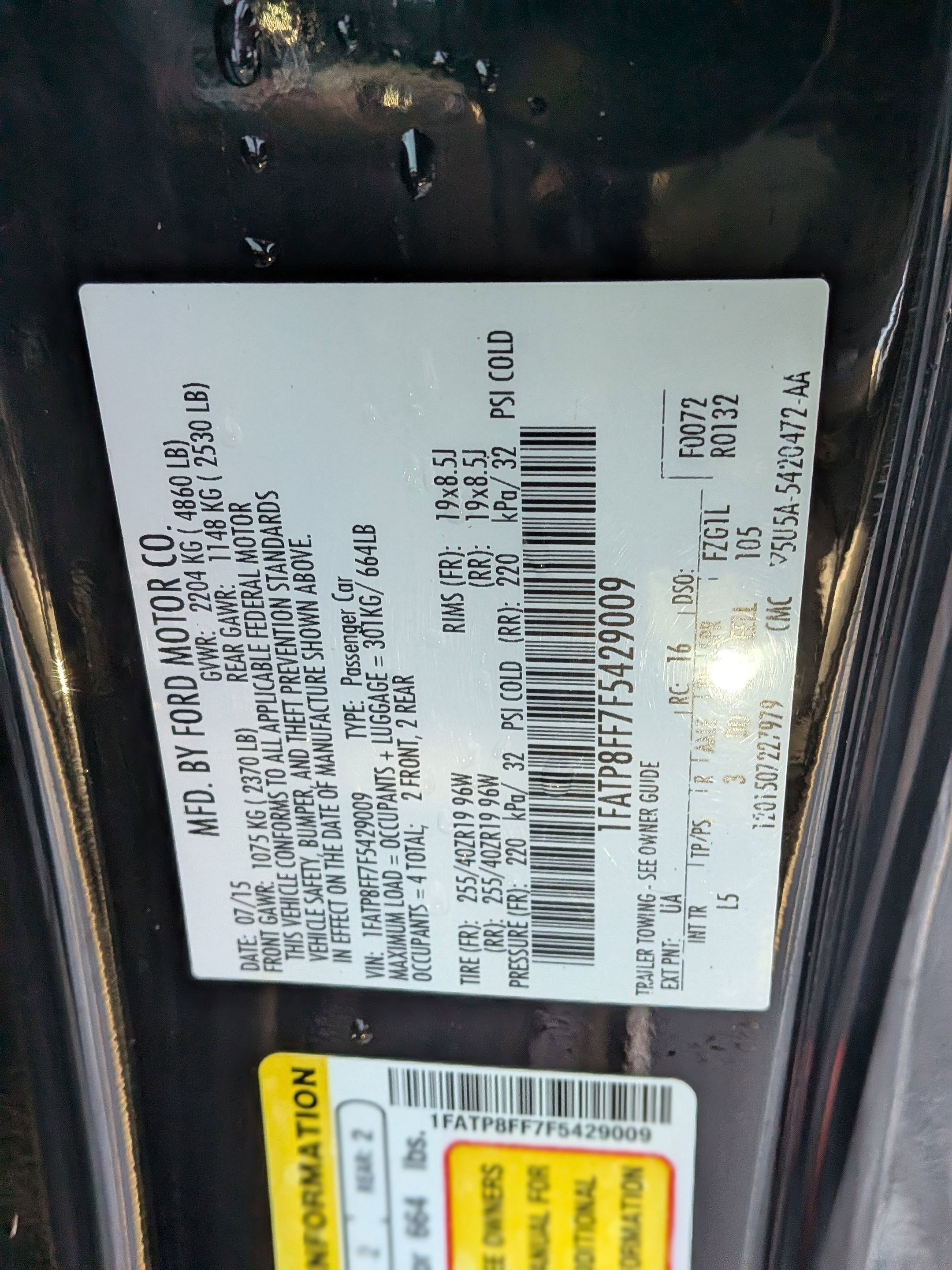 Used 2015 Ford Mustang GT Premium w/ Equipment Group 401A image 36