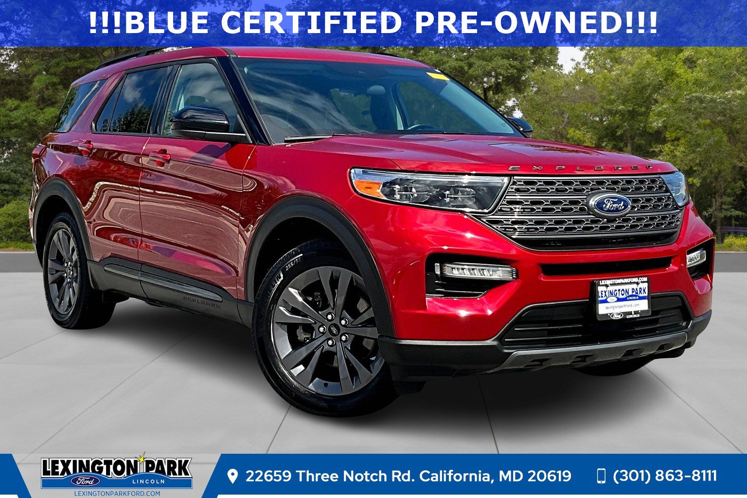 Certified 2023 Ford Explorer XLT w/ Equipment Group 202A