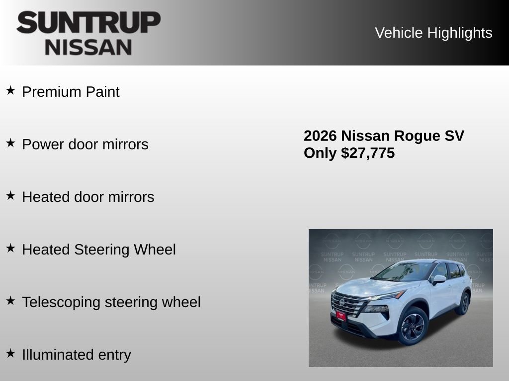 Used 2026 Nissan Rogue SV w/ Cold Weather Package image 41