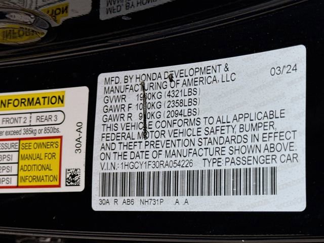 Used 2024 Honda Accord EX image 30