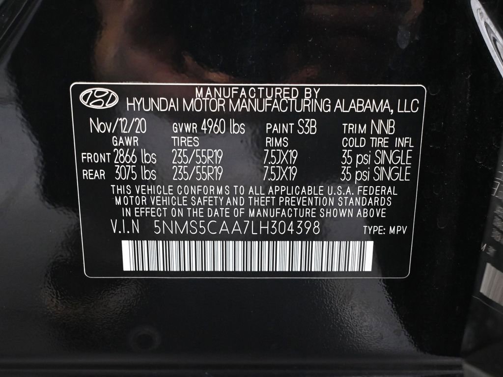 Used 2020 Hyundai Santa Fe Limited image 57