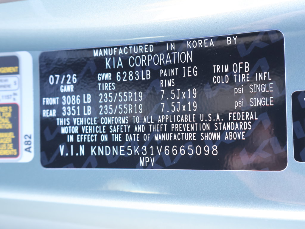 New 2027 Kia Carnival SX FWD image 47