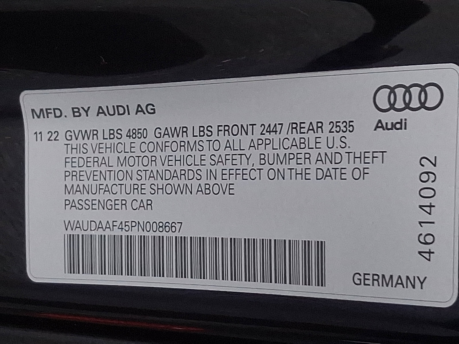 Used 2023 Audi A4 2.0T Premium w/ Convenience Package image 26