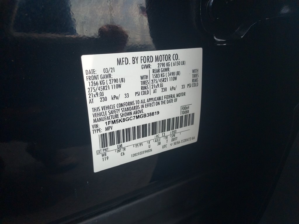 Used 2021 Ford Explorer ST w/ Equipment Group 401A AWD/4WD image 26