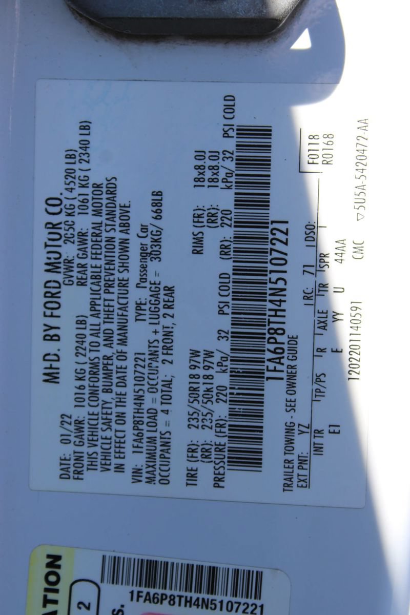 Used 2022 Ford Mustang Premium RWD image 9