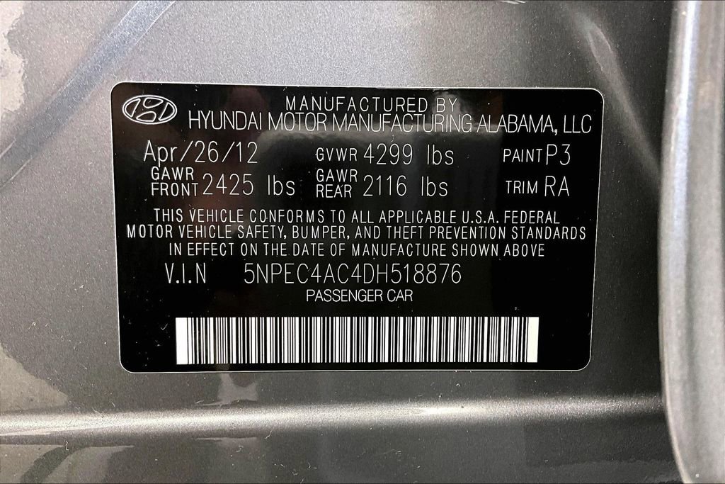 Used 2013 Hyundai Sonata Limited FWD image 32