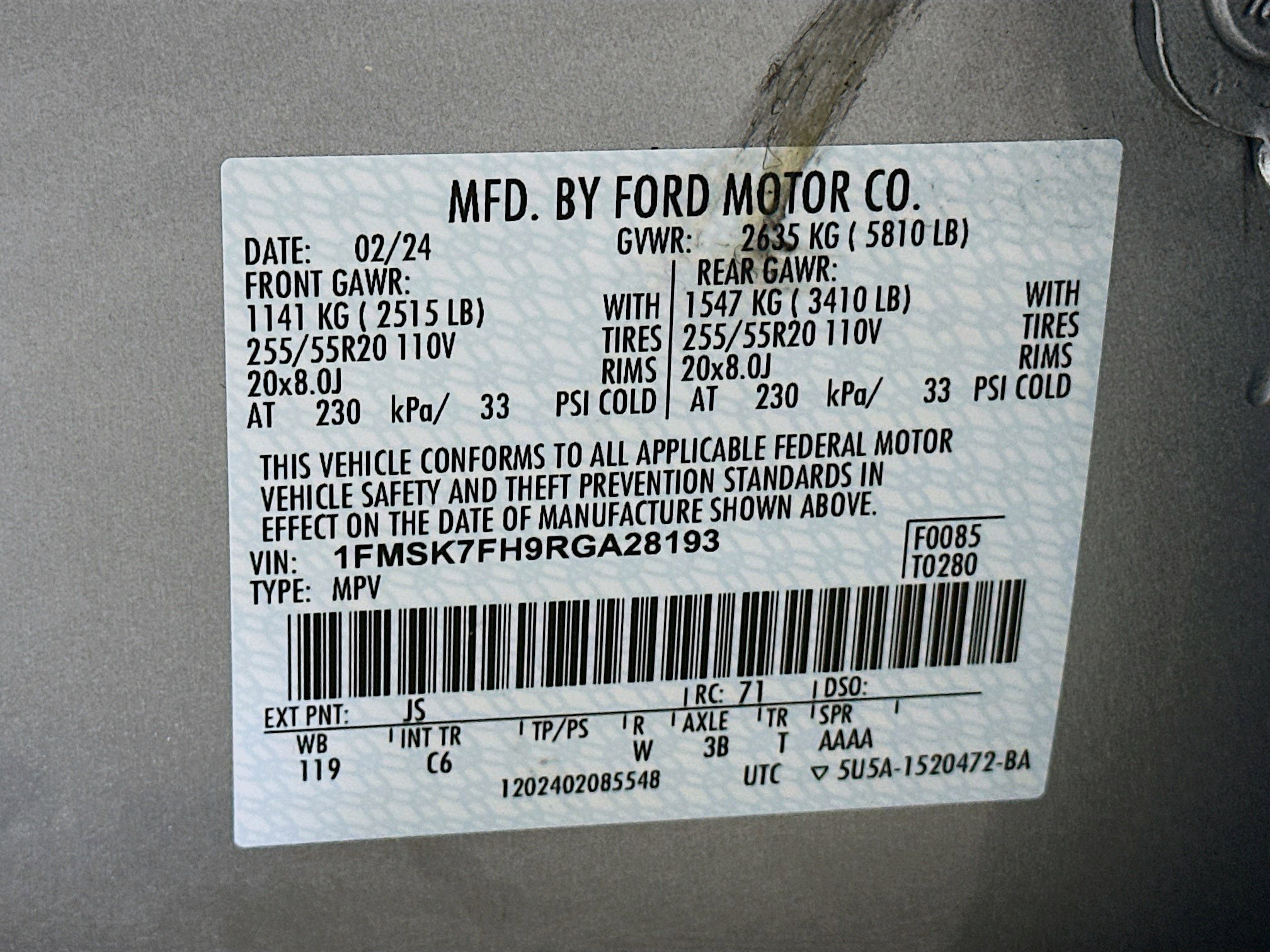Used 2024 Ford Explorer Limited image 12