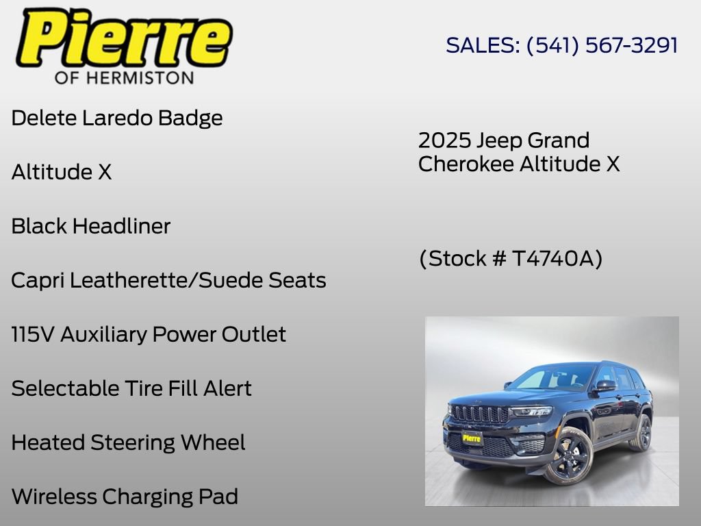 Used 2025 Jeep Grand Cherokee Altitude AWD/4WD image 30