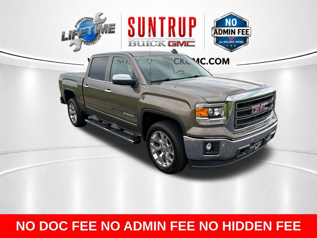 Used 2015 GMC Sierra 1500 SLT w/ SLT Crew Cab Value Package AWD/4WD image 9
