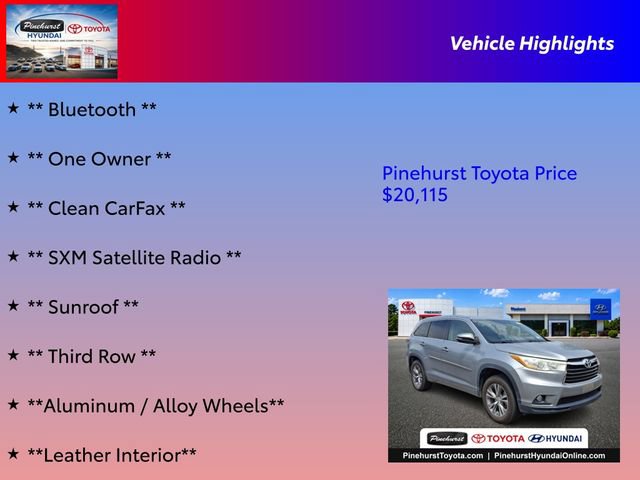 Used 2014 Toyota Highlander XLE FWD image 16