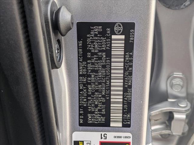 Certified 2020 Toyota Camry LE image 22