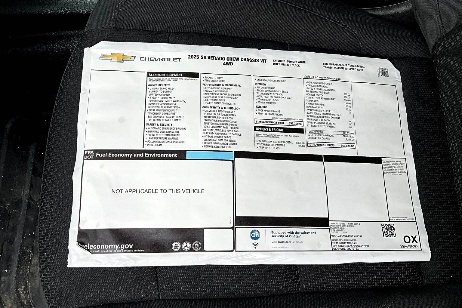 New 2025 Chevrolet Silverado 3500 W/T w/ WT Convenience Package image 13