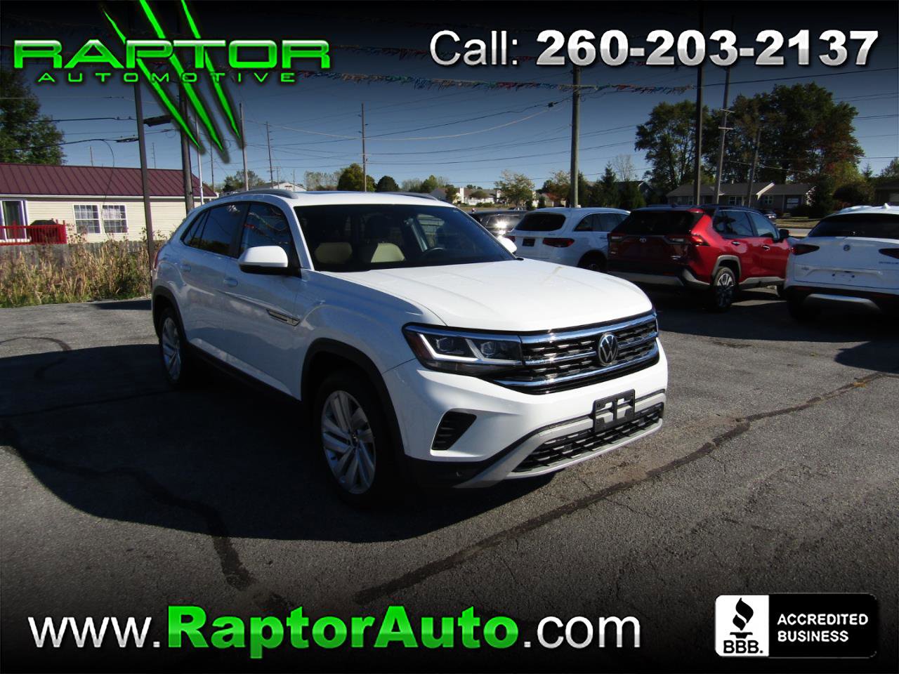 Used 2021 Volkswagen Atlas Cross Sport SE w/ Panoramic Sunroof Package image 1