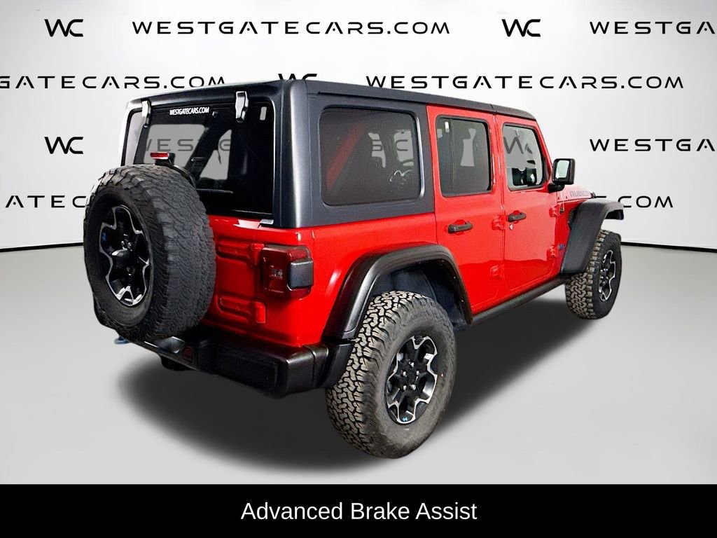 Used 2022 Jeep Wrangler Unlimited Rubicon 4xe w/ Safety Group image 8