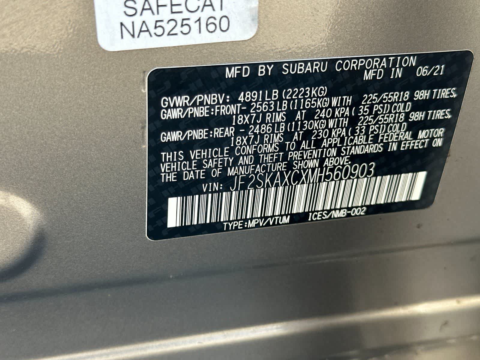 Used 2021 Subaru Forester Touring w/ Popular Package #2 AWD/4WD image 32