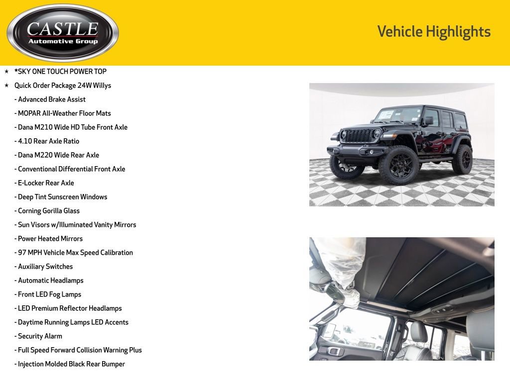 New 2025 Jeep Wrangler Unlimited Sport AWD/4WD image 4