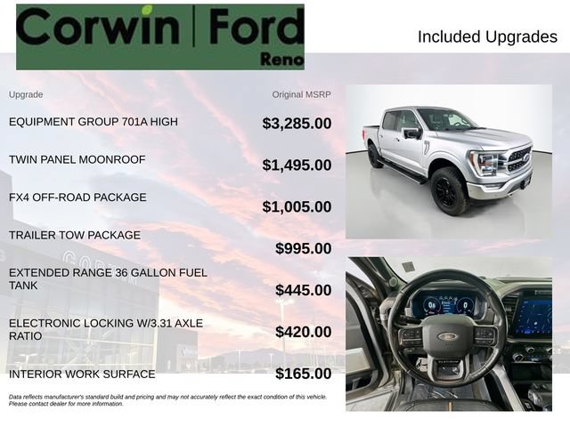 Certified 2021 Ford F150 Platinum w/ Equipment Group 701A High AWD/4WD image 3