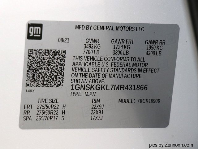 Certified 2021 Chevrolet Suburban High Country image 34