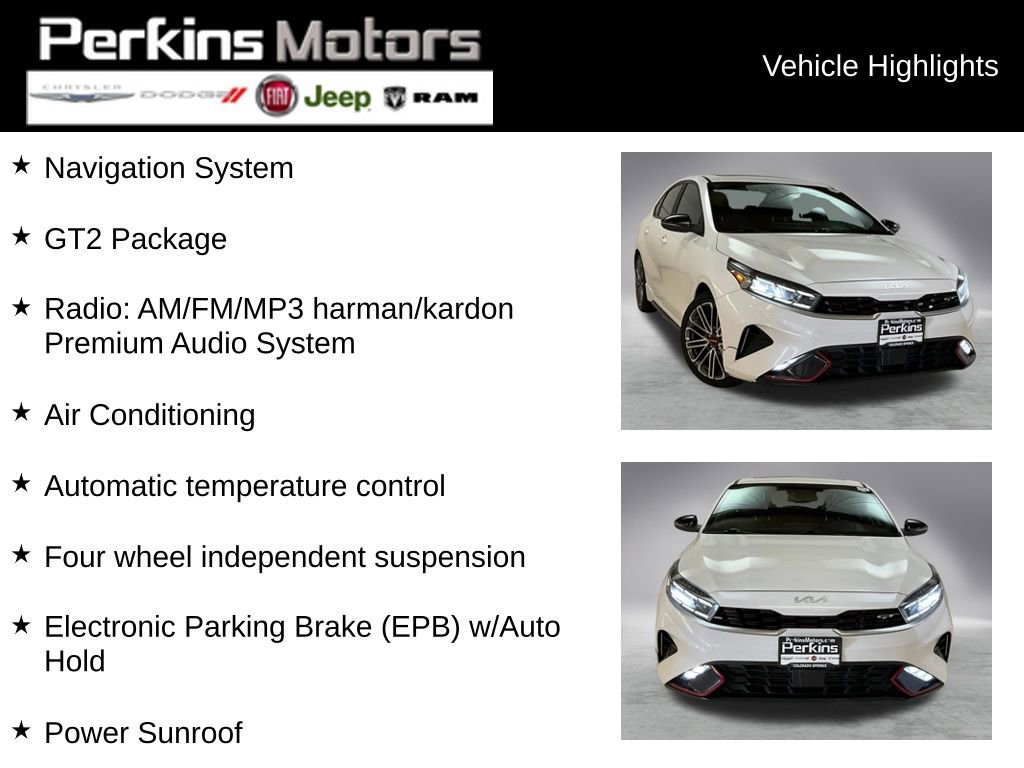 Used 2022 Kia Forte GT w/ GT2 Package image 2