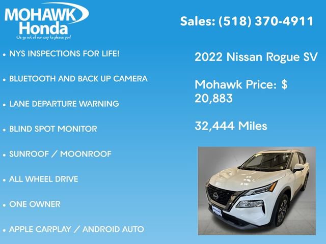 Used 2022 Nissan Rogue SV w/ SV Premium Package AWD/4WD image 7