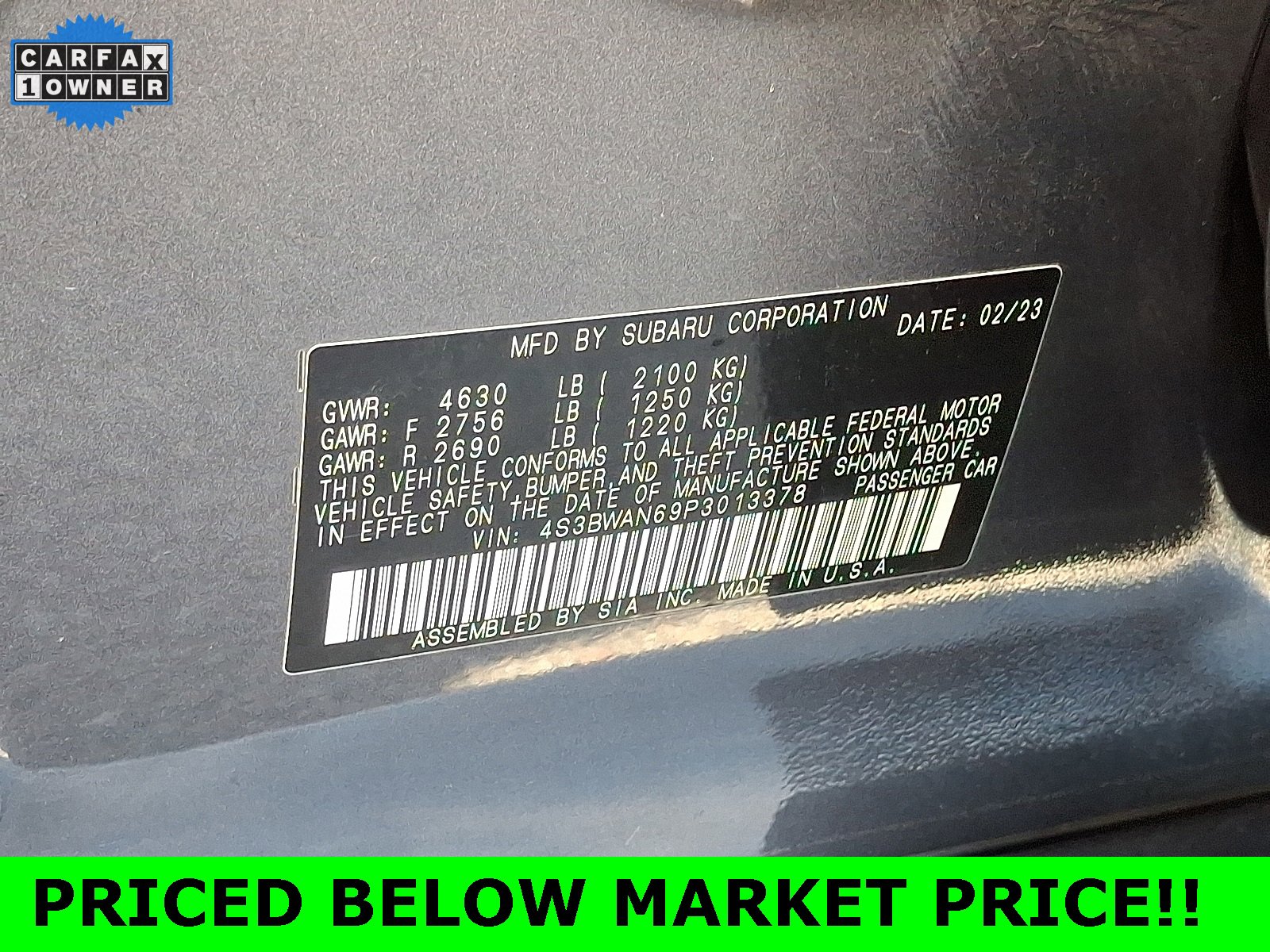 Used 2023 Subaru Legacy Limited image 27