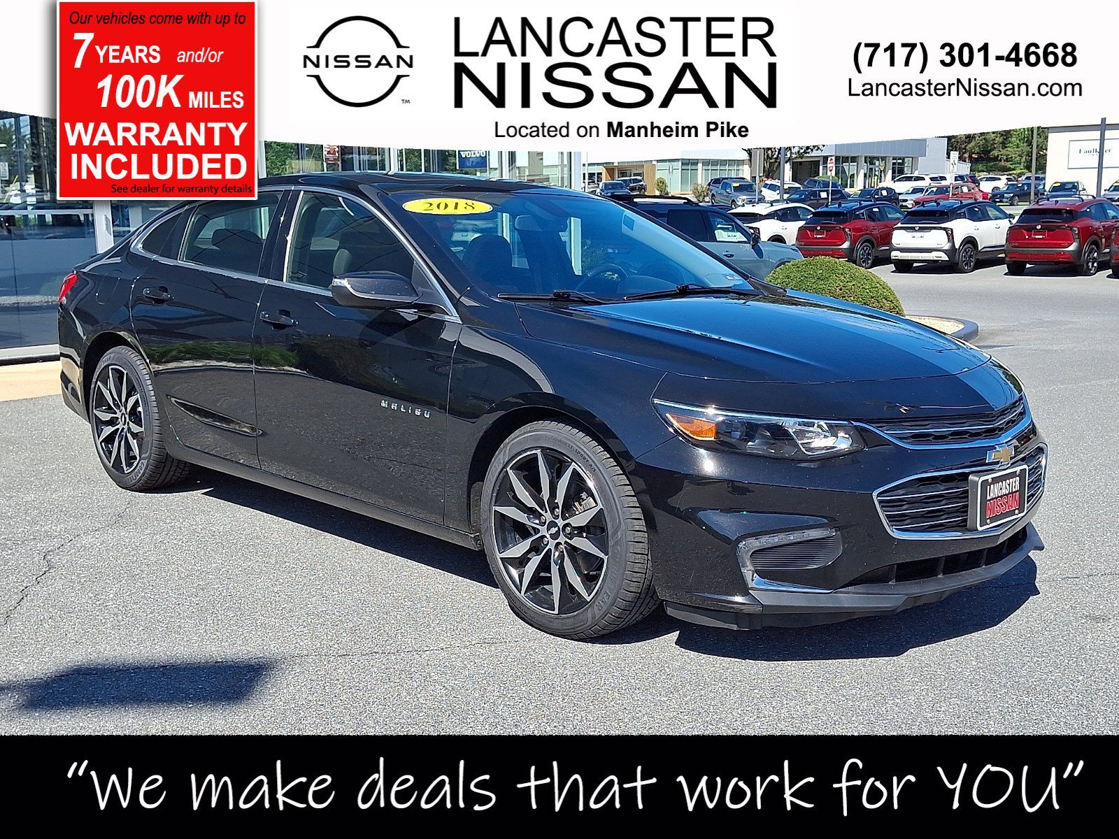 Used 2018 Chevrolet Malibu LT FWD image 1