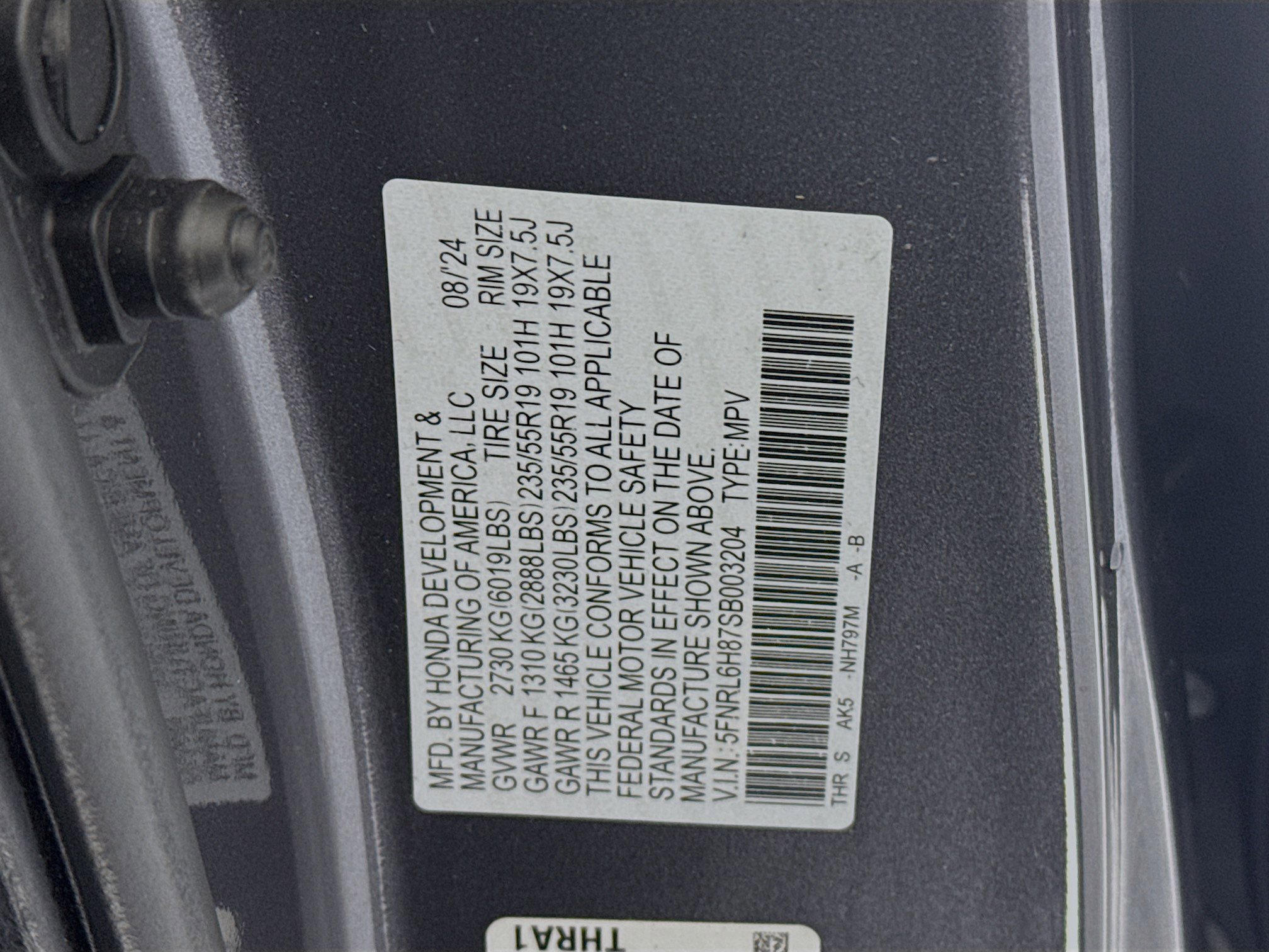 Certified 2025 Honda Odyssey Touring image 35