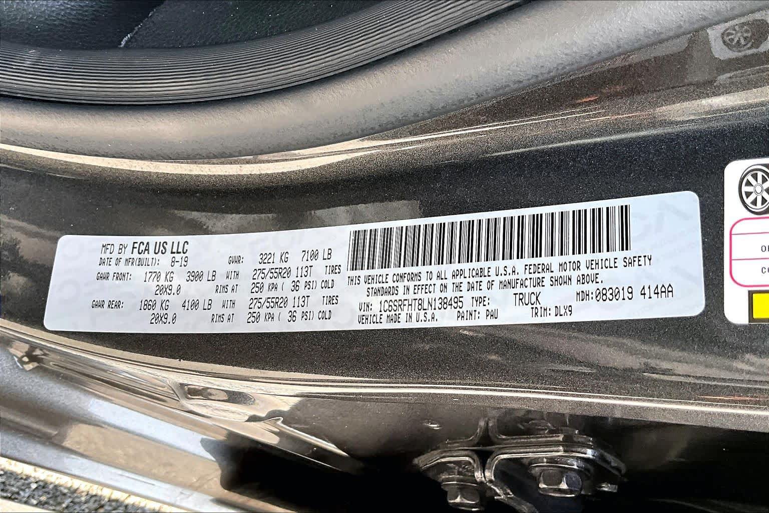 Used 2020 RAM 1500 Limited AWD/4WD image 37