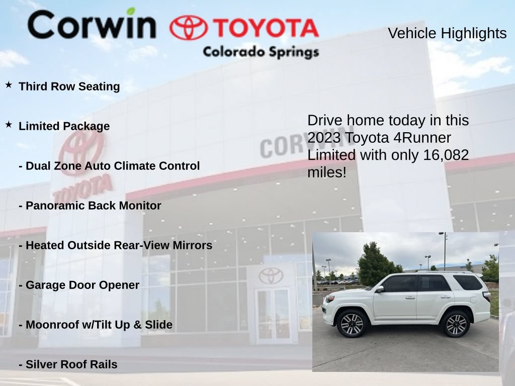 Used 2023 Toyota 4Runner Limited AWD/4WD image 7