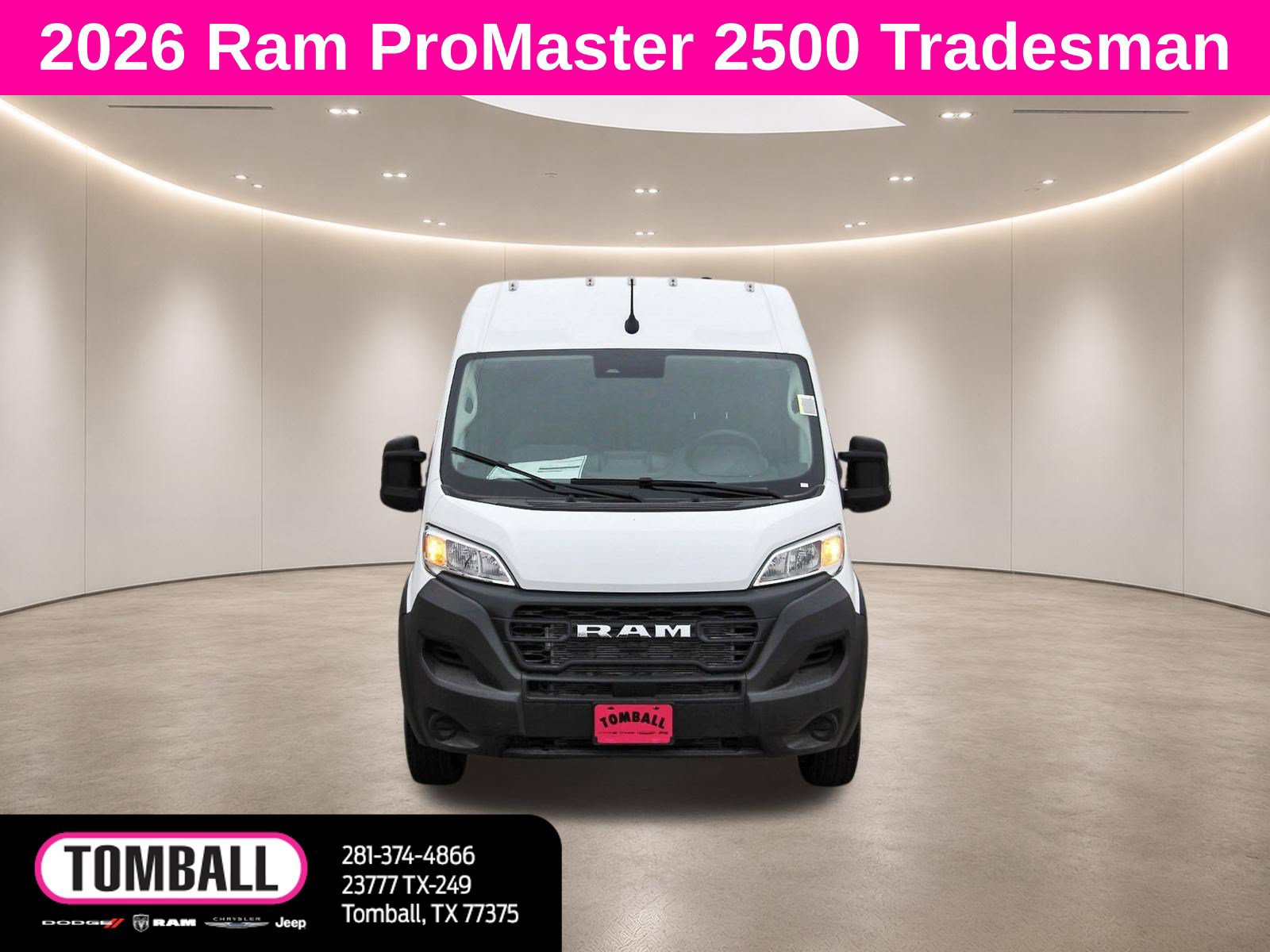 New 2026 RAM ProMaster 2500 w/ Power Group FWD image 2