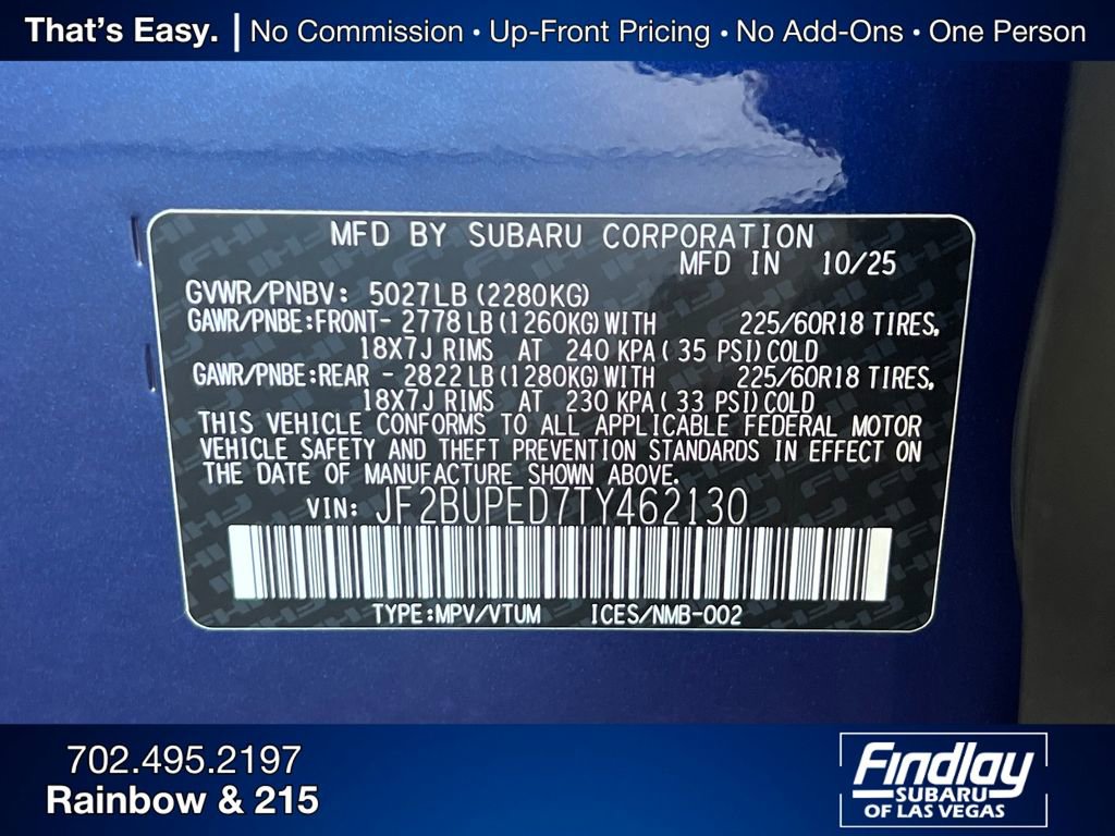 New 2026 Subaru Outback Touring image 35