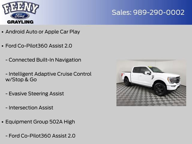 Used 2021 Ford F150 Lariat w/ Equipment Group 502A High AWD/4WD image 8