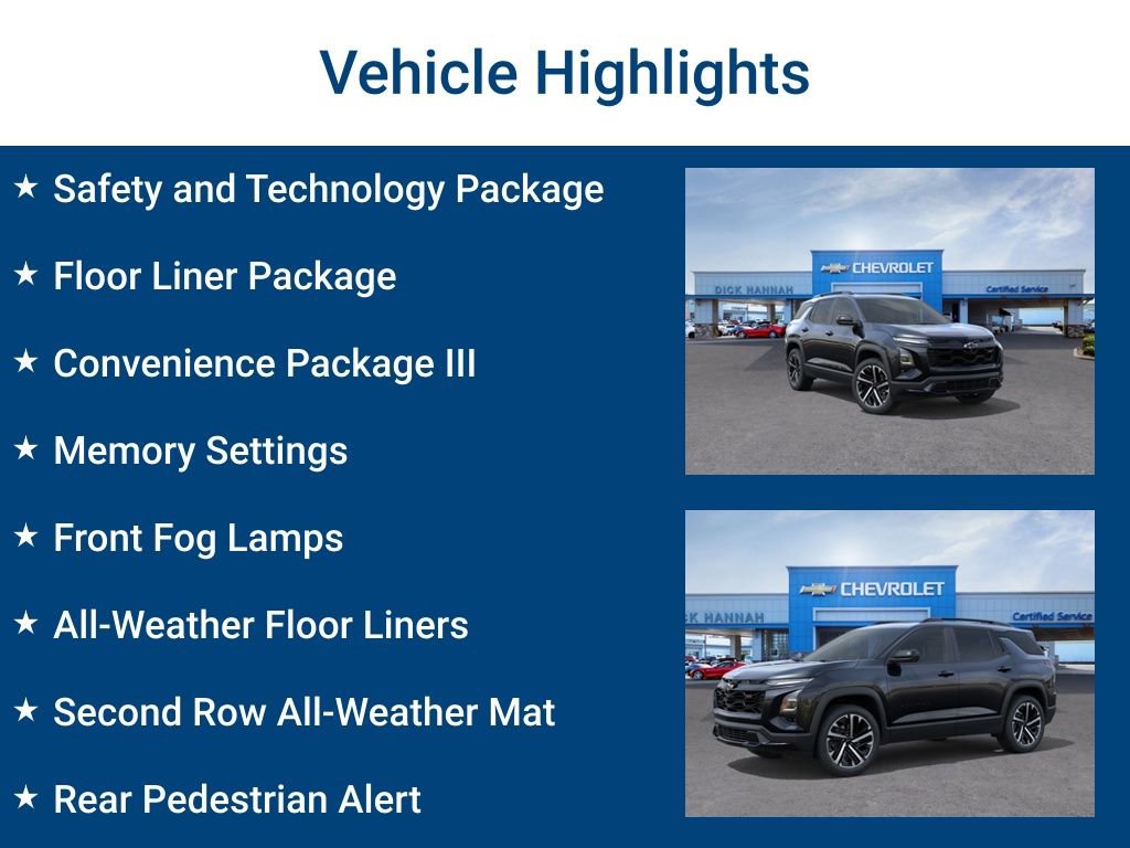 New 2026 Chevrolet Equinox RS AWD/4WD image 3