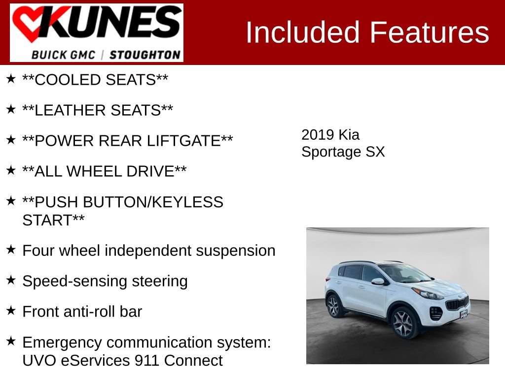 Used 2019 Kia Sportage SX AWD/4WD image 3