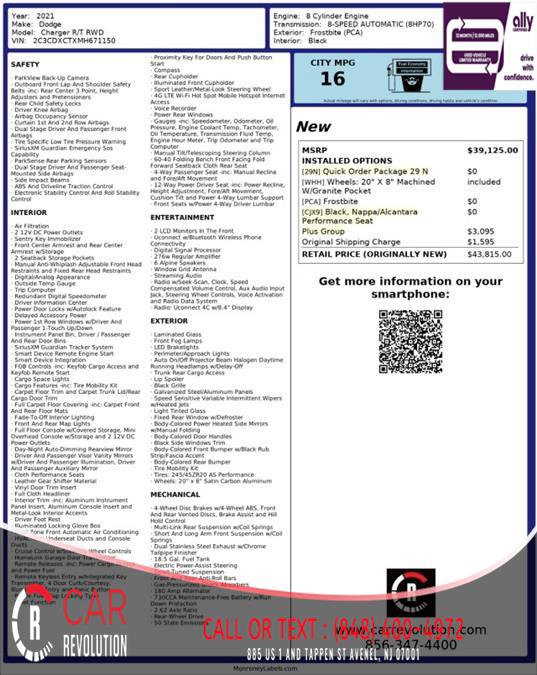 Used 2021 Dodge Charger R/T w/ Plus Group image 9