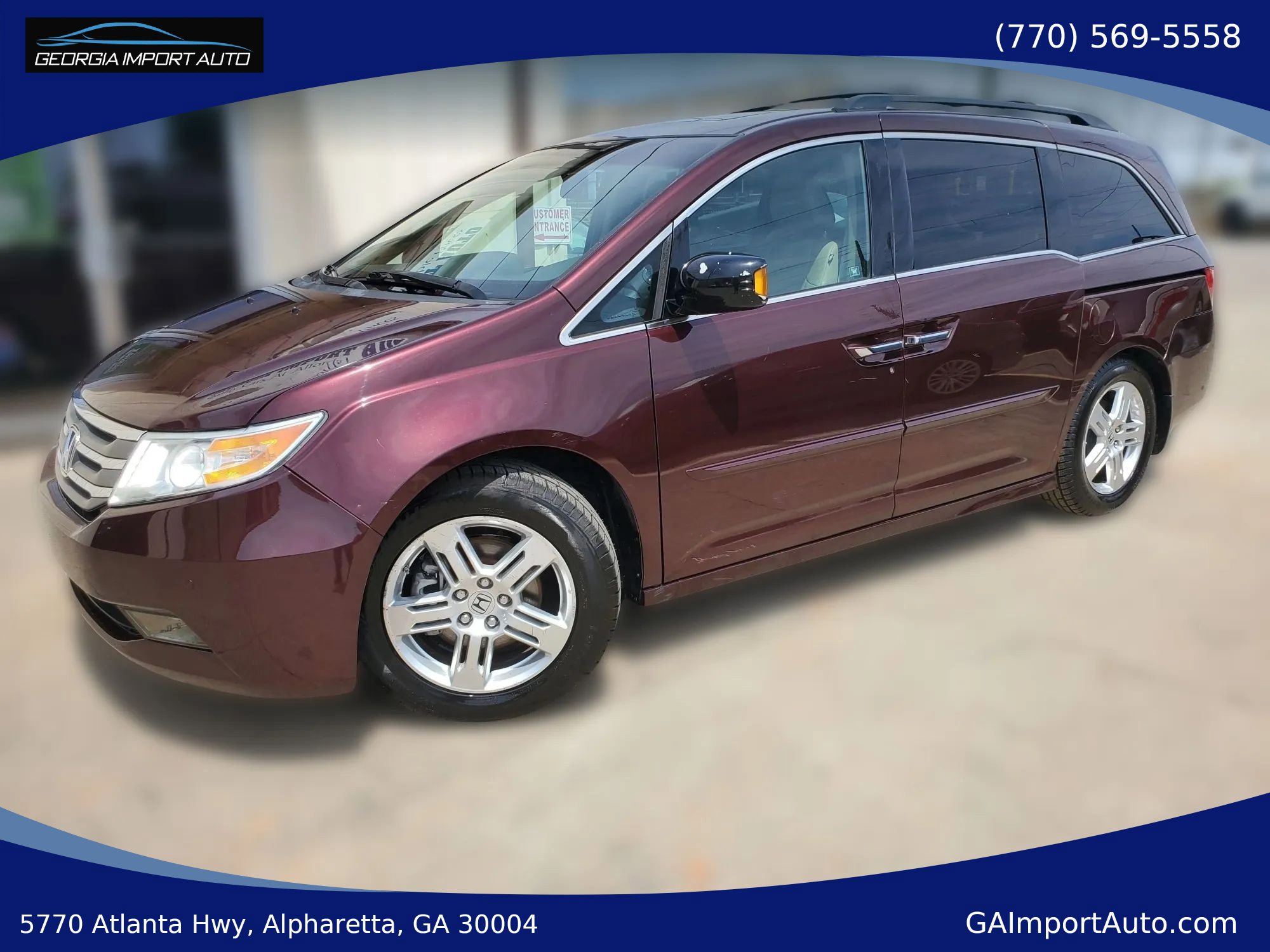 Used 2012 Honda Odyssey Touring