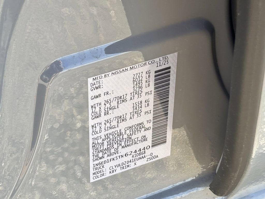 New 2026 Nissan Frontier PRO-4X w/ Tow Package image 21