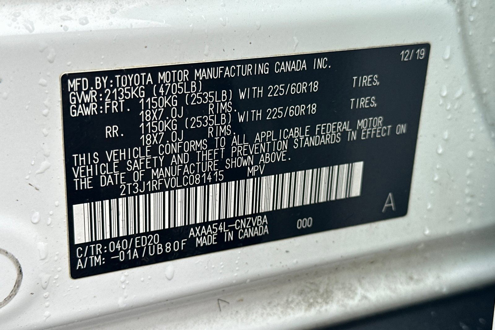 Certified 2020 Toyota RAV4 TRD Off-Road image 30